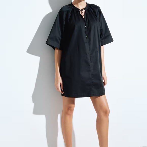 H&M A-LINE COTTON DRESS - Picture 3 of 8
